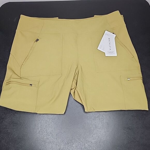 Athleta Headlands Hybrid Cargo Tight Olive Green Womens Size 24 - Picture 2 of 10